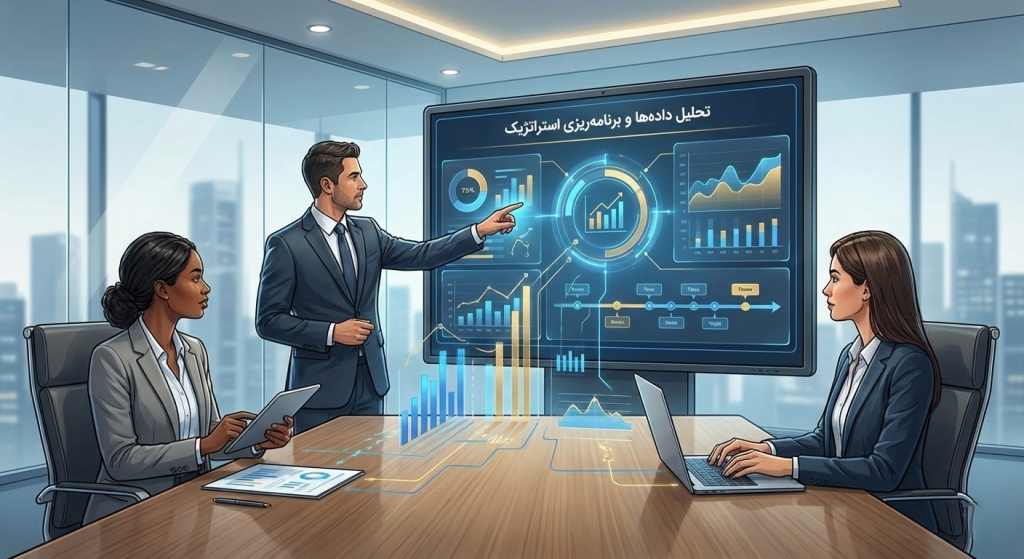 تیم مشاوره مکران سیستم در حال تدوین استراتژی دیجیتال