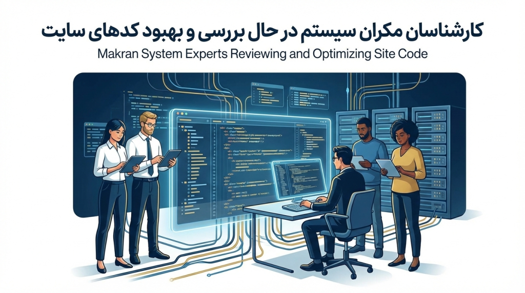 تیم فنی مکران سیستم در حال بهینه‌سازی تجربه کاربری سایت.
